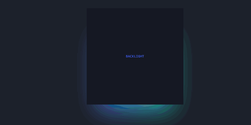 Animated Backlight Glow from Borders – CodeMyUI