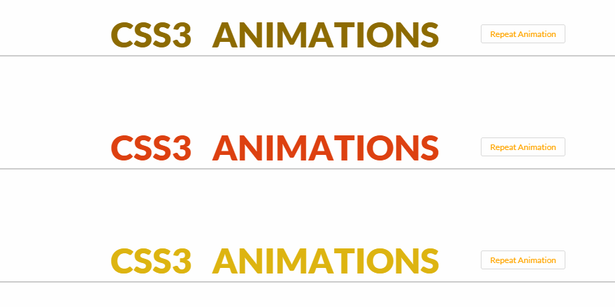 Pure CSS text character animation using keyframes – CodeMyUI